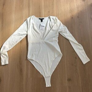 V neck body suit